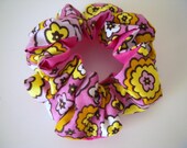 Scrunchie/ChouChou/Hair Band/Flower On Pink x Pink