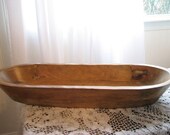 old dough bowl trencher