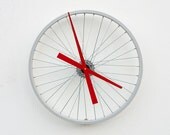 Recycled Bike Wheel clock