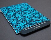 Kindle Case / Nook Cover / NookColor / Kobo / Touch / Sony / Galaxy Tab / Kindle 4 / Kindle 4, 3, 2, 1 - Flowering Blue Navy