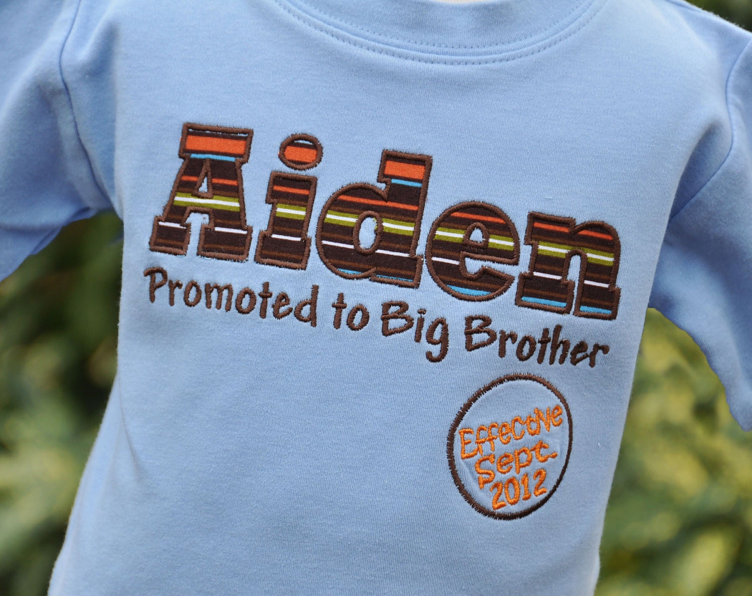 Personalized Kids Pregnancy Announcement Shirt / Big Brother to Be