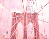 BOGO SALE - The Lady from Brooklyn 8x12 Original Signed Fine Art Photograph - manhattan new york architecture brooklyn bridge