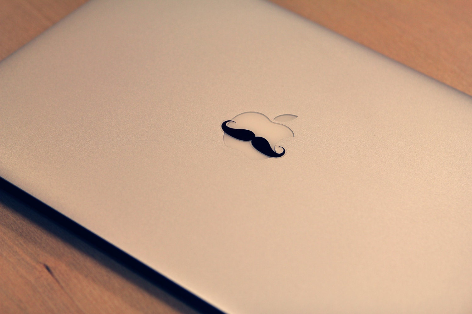 Apple Macbook Sticker - "Hipster Moustache" by MacStickrs