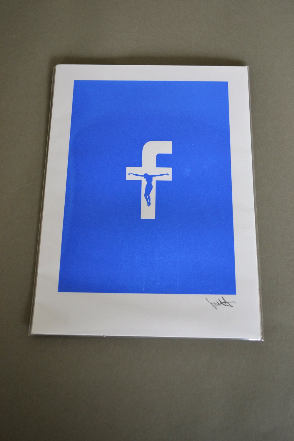 Jesus Has Lots of Friends - Screen Print