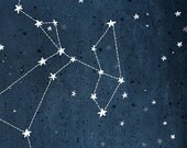 Personalized Zodiac Constellation print - 13 x 19 - Twelve Astrological signs available