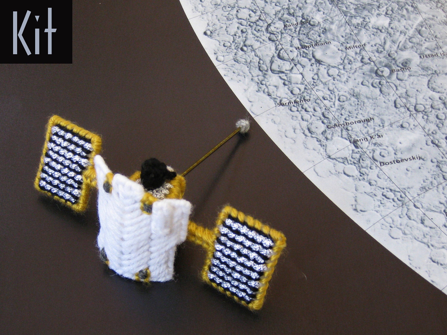MESSENGER Spacecraft plastic canvas KIT & PATTERN (Free domestic shipping)