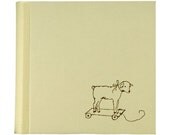 LAMB PULL TOY Letterpress Printed Photo Album