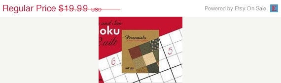 20% Off Sudoku Puzzle Peremmials Print  5" Charm Squares  By Moda