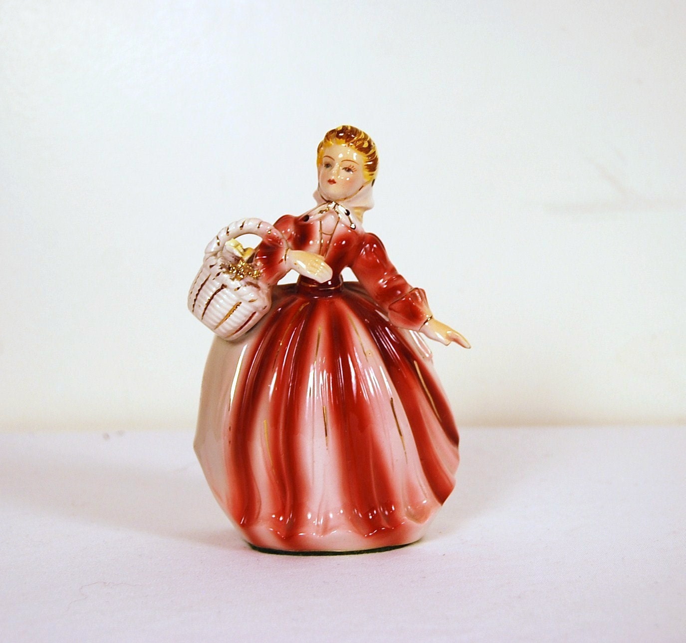 Vintage Ruby Maiden Planter