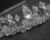 Tiara, Crystals and Rhinestones, Bridal Hair Accessory
