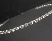 Rhinestone Headband - Wedding, Bridal, Silver Diamante/ Rhinestone
