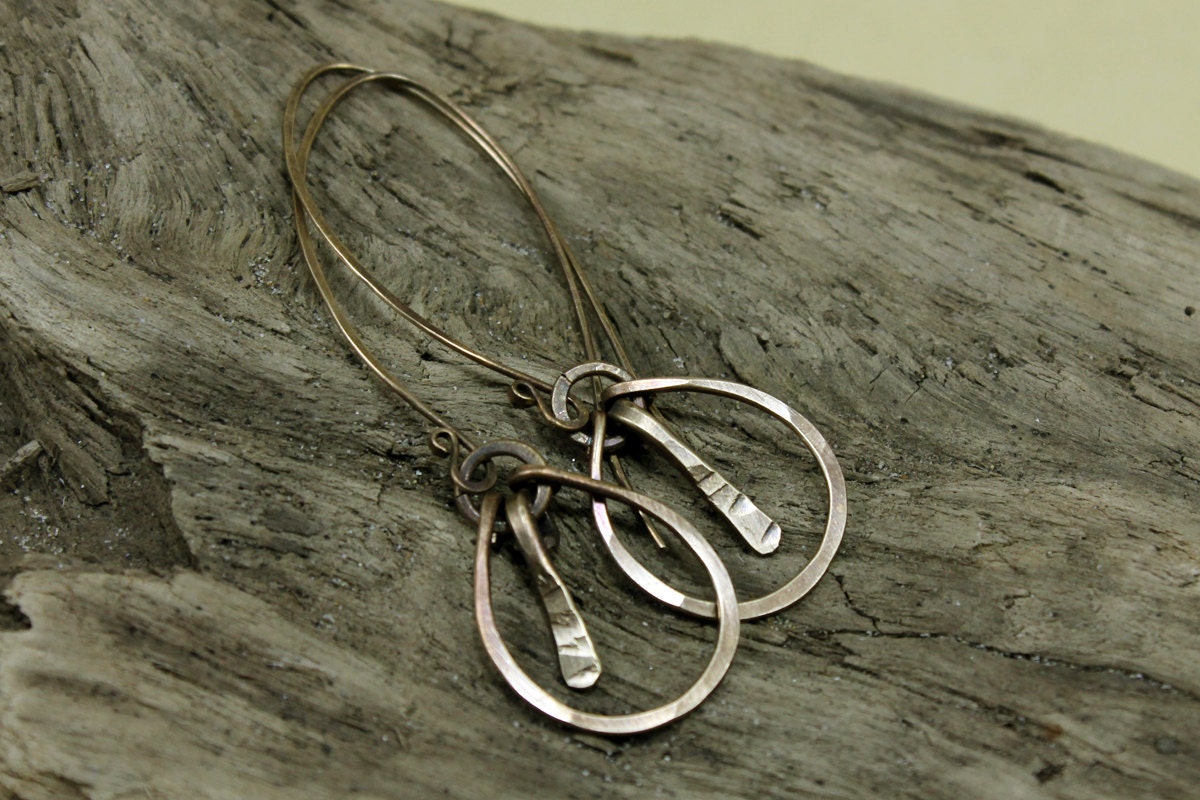 Brass Harpette Earrings