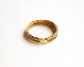 Magniude Plait - Fishbone - ring  (golden blond)
