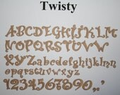 Custom Monogram Twisty Font