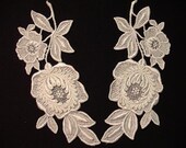 Grab Em By The Collar - Vintage Lace Collar Applique - White - (12)