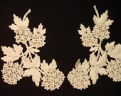 Grab Em By The Collar - Vintage Lace Hydrangia Collar Applique - White - (13)