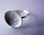 Sterling Silver Wallpaper Ring