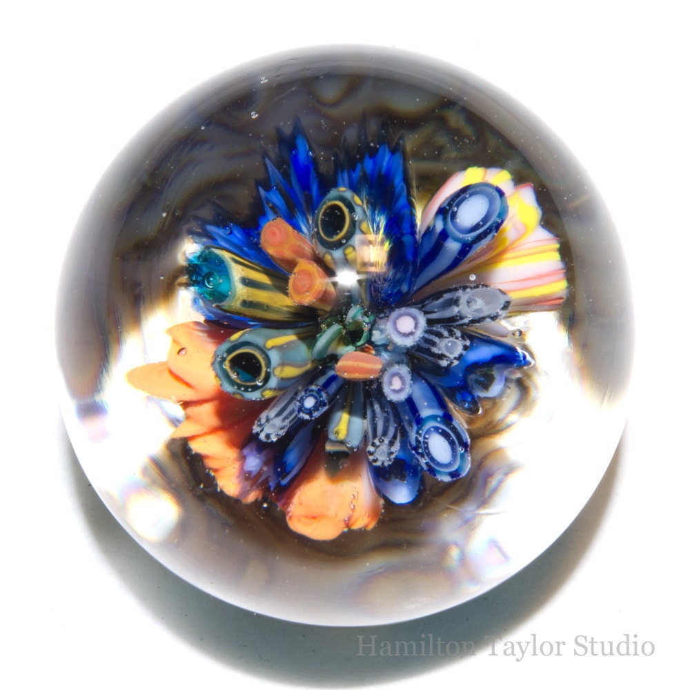 Reef Marble in Flameworked Glass