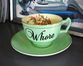 Whore teacup in mint