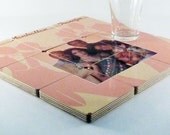 Wood Music Coasterst from THE MANHATTAN TRANSFER Record Album
