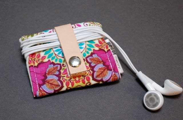 iPod Nano Case  with Leather Strap / iPod Nano 6th Generation Case / iPod Shuffle Case / iPod Nano Cover - Hippie Trip