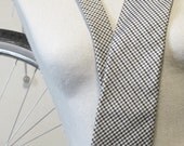 Vintage/Rethrift- Black and white checker Masseys Tie