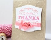 Card - Thanks (pink)