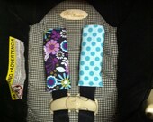 Cute Lazy Daisy and Sea Ta Dots Car Seat Strap Covers