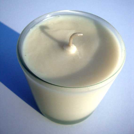 Soy Candle in Reclaimed Frosted Glass Jar