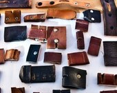Scrap Leather Lot Remnants Pieces Destash Supplies