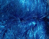 Royal Blue Angelina - 1/2 oz Sparkle Spinning Fiber - heat fusible metallic bright blue fiber