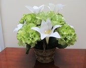 Bouquet Bursting with Spring Flowers