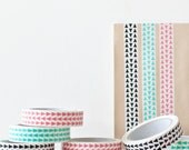 1 x Triangles Decorative Sticky Tape - One Roll