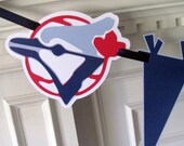 Toronto Team Pennant Sports Banner featuring the Maples Leafs & Blue Jays
