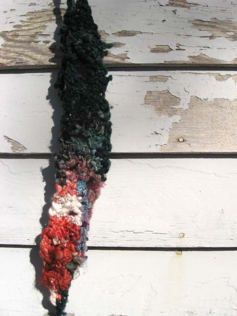 Art Headband- freeform crochet headband OOAK