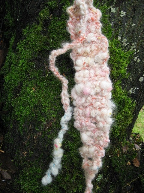 Art Headband- freeform crochet headband OOAK