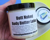 Body Butter Lotion - Butt Naked - 10 oz. LARGE Jar - NEW