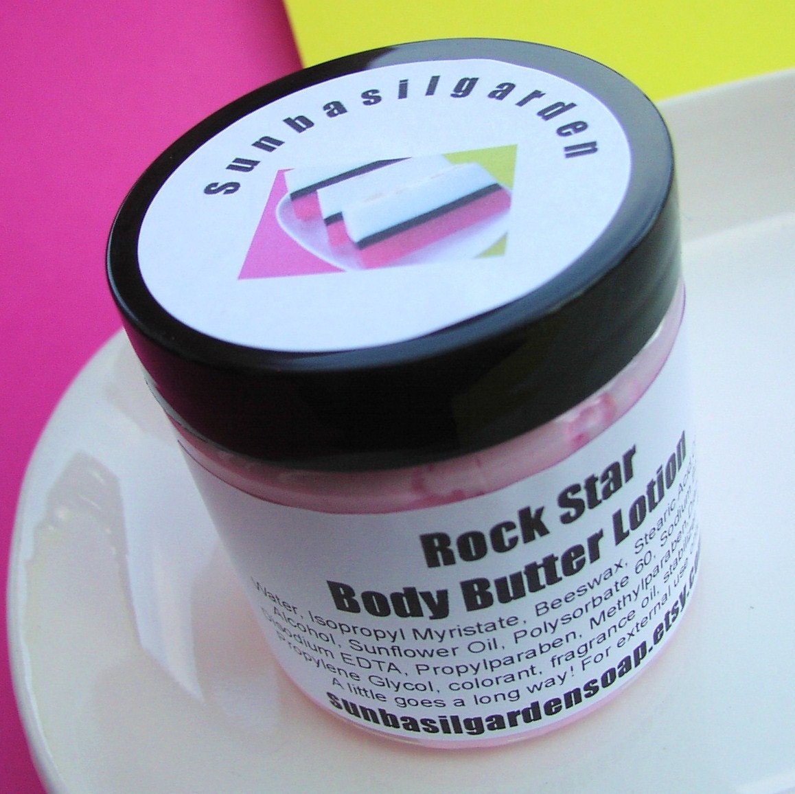 Body Butter Lotion - ROCK STAR - 4.5 oz.  Jar - NEW