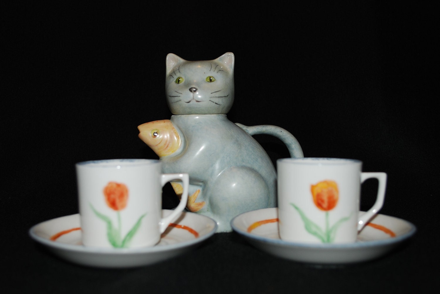 Hand Painted Porcelain Child's Tea Set