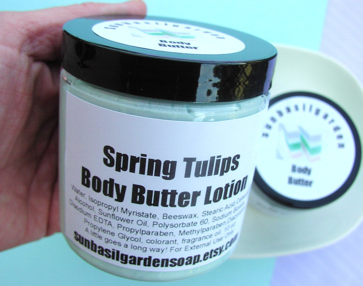 Lotion - Tulip Body Butter Lotion - 10 oz. LARGE Jar - Bring on Spring