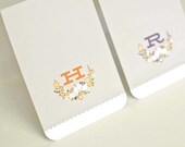 Personalized Note Cards // Personalized Stationery // RUSTIC FLORAL