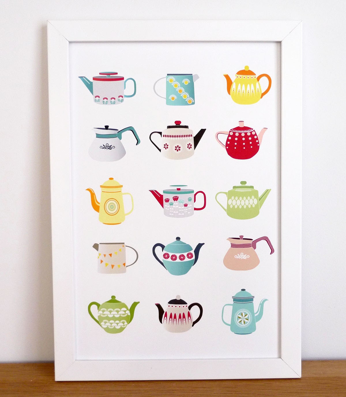 Teapots - A4 print