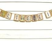 Shabby Vintage Wedding Banner, ALL THERE IS