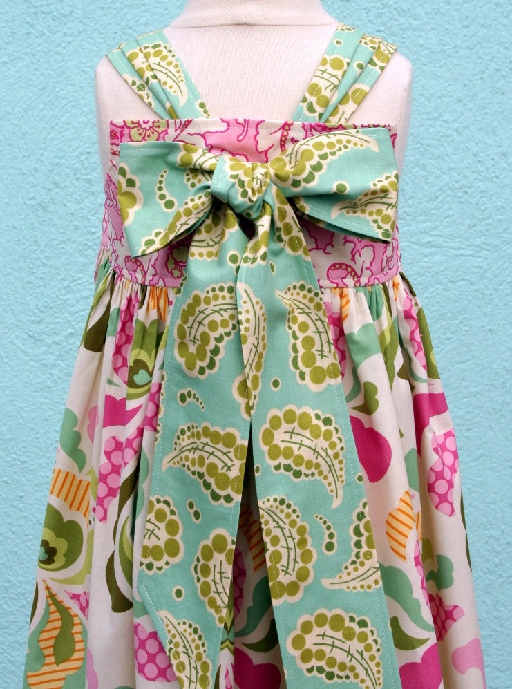 NEW Olivia Reverse Knot Dress - Kissing Kumquats 2012