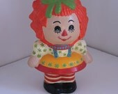 Vintage ceramic Raggedy Ann