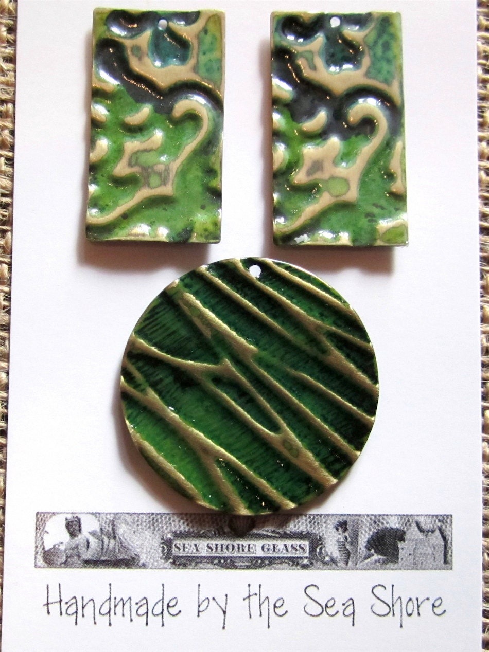 Vintaj Natural Brass altered pendants and charms