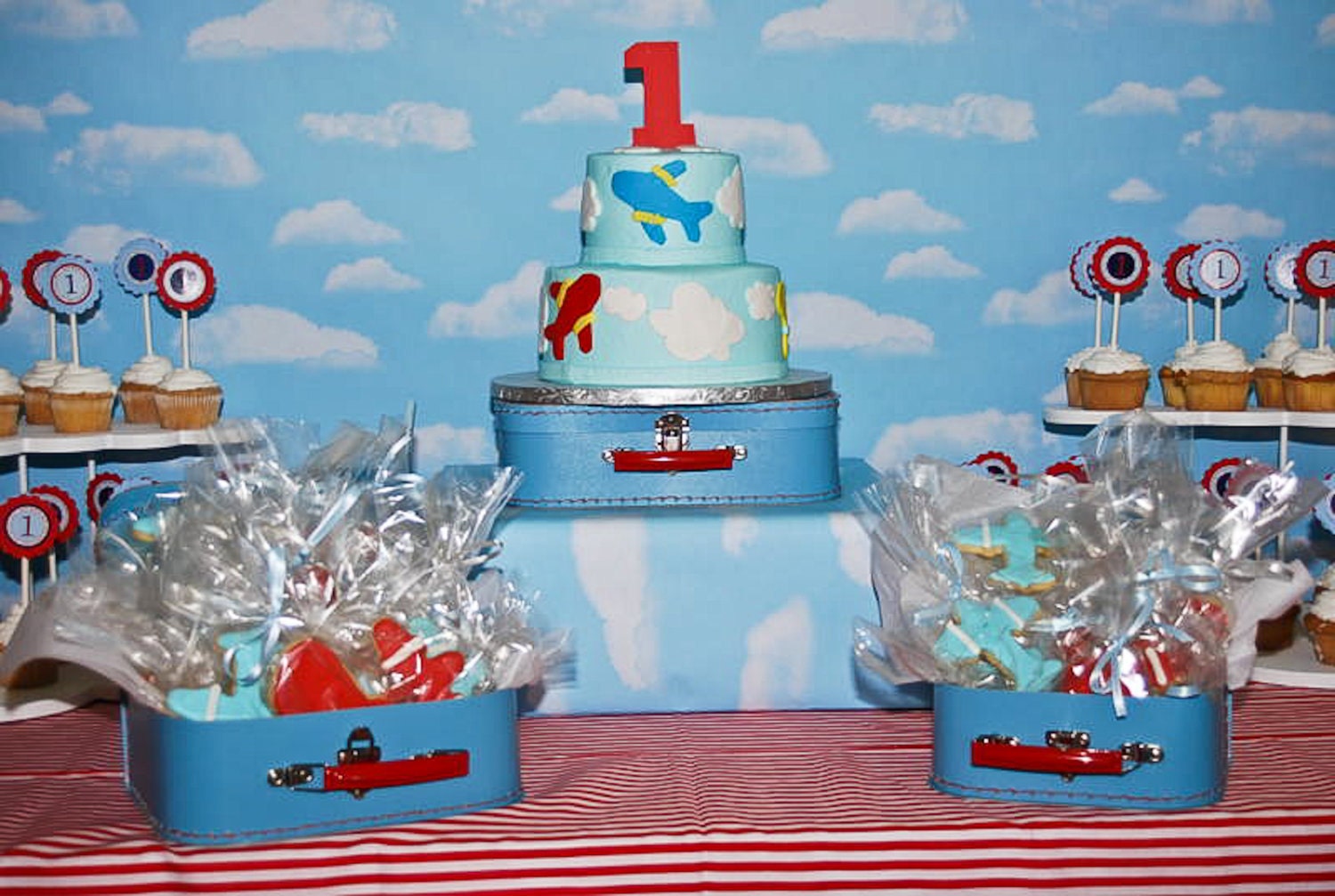 AIRPLANE Birthday Party - Coordinating Airplane Printables - Customized Printable Package