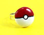 Pokemon Pokeball Ring (Adjustable)