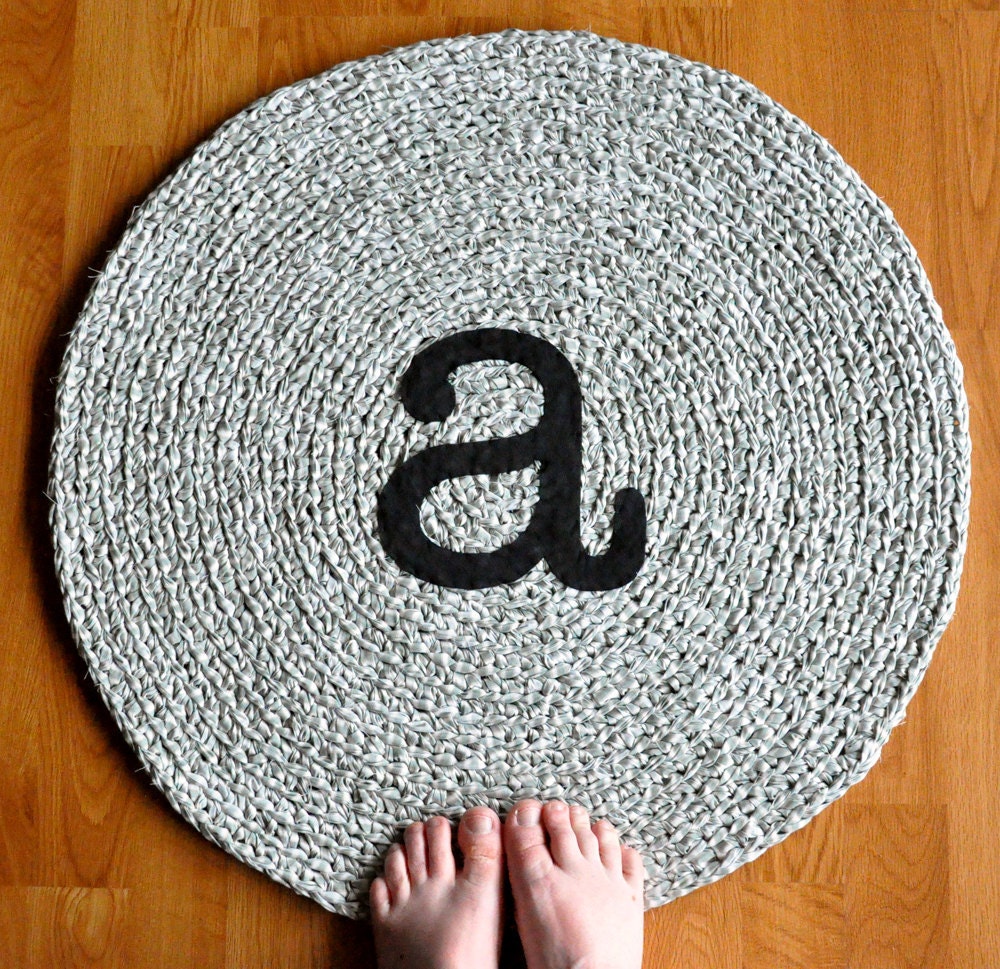 Monogram A Rag Rug