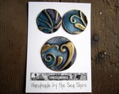 Vintaj Natural Brass embossed pendants and charms